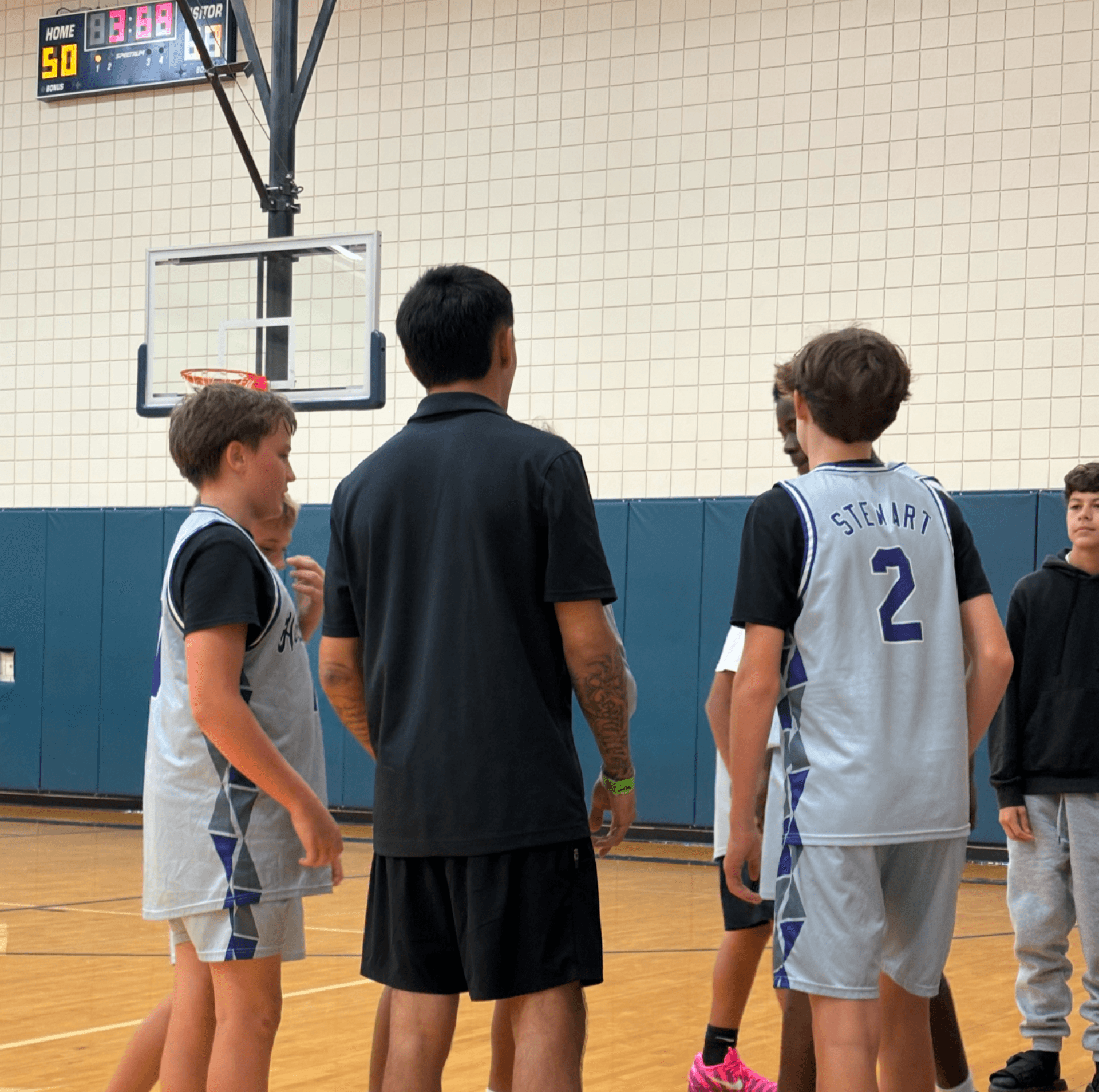Hurricane Elite Basketball Coaching Photo